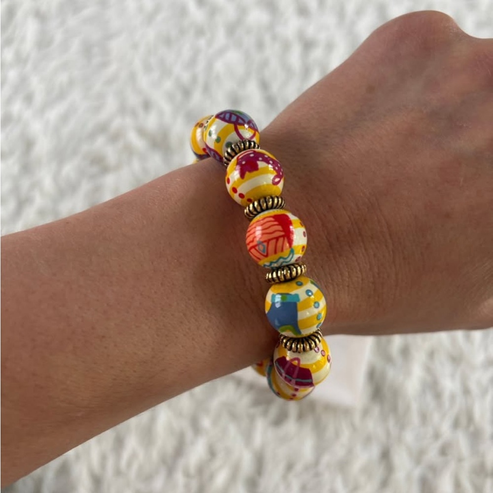 Angela Moore Hand Painted Bracelet - Picture 2 of 3
